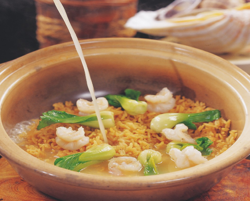 虾仁泡饭